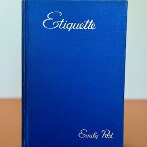 1945 Emily Post Etiquette Book